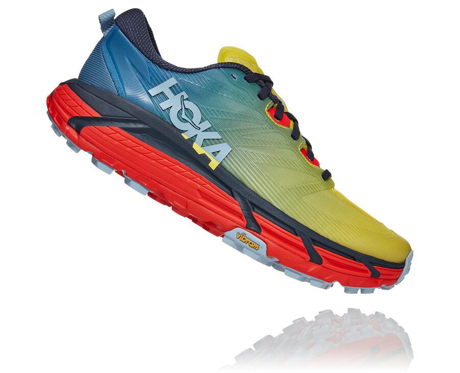 Hoka One One Trailsko Herre - Mafate Speed 3 - Blå - 507842TCD